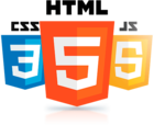 Logo do HTML, CSS e JavaScript